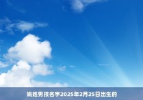 姚姓男孩名字2025年2月25日出生的